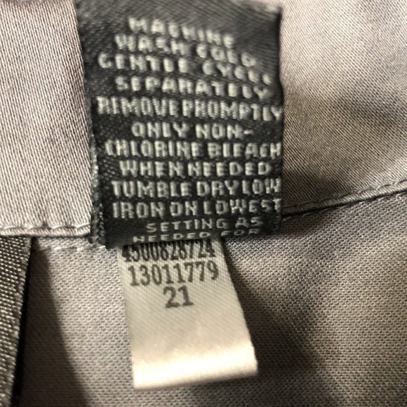 NEW ADDITIONS BY CHICO’S 2 Cotton & Spandex Gray Button Front Jacket w/ Pockets - Picture 7 of 7